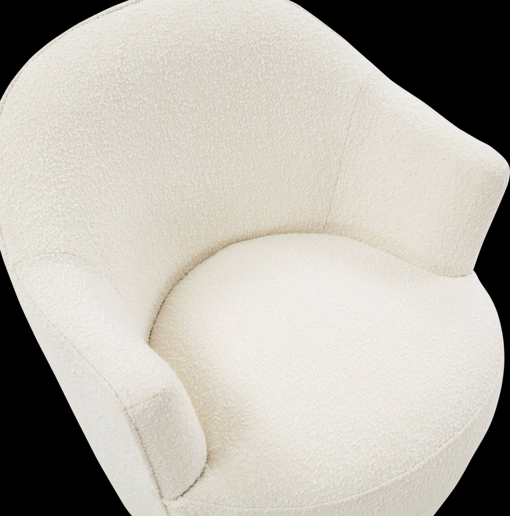 Novaelle Cream Accent Chair - Thumbnail - Image 5