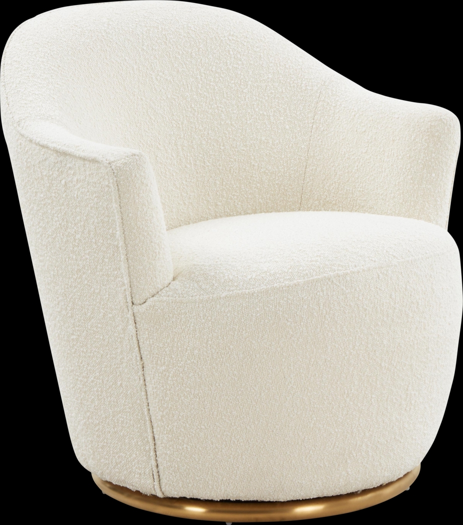 Novaelle Cream Accent Chair - Thumbnail - Image 1