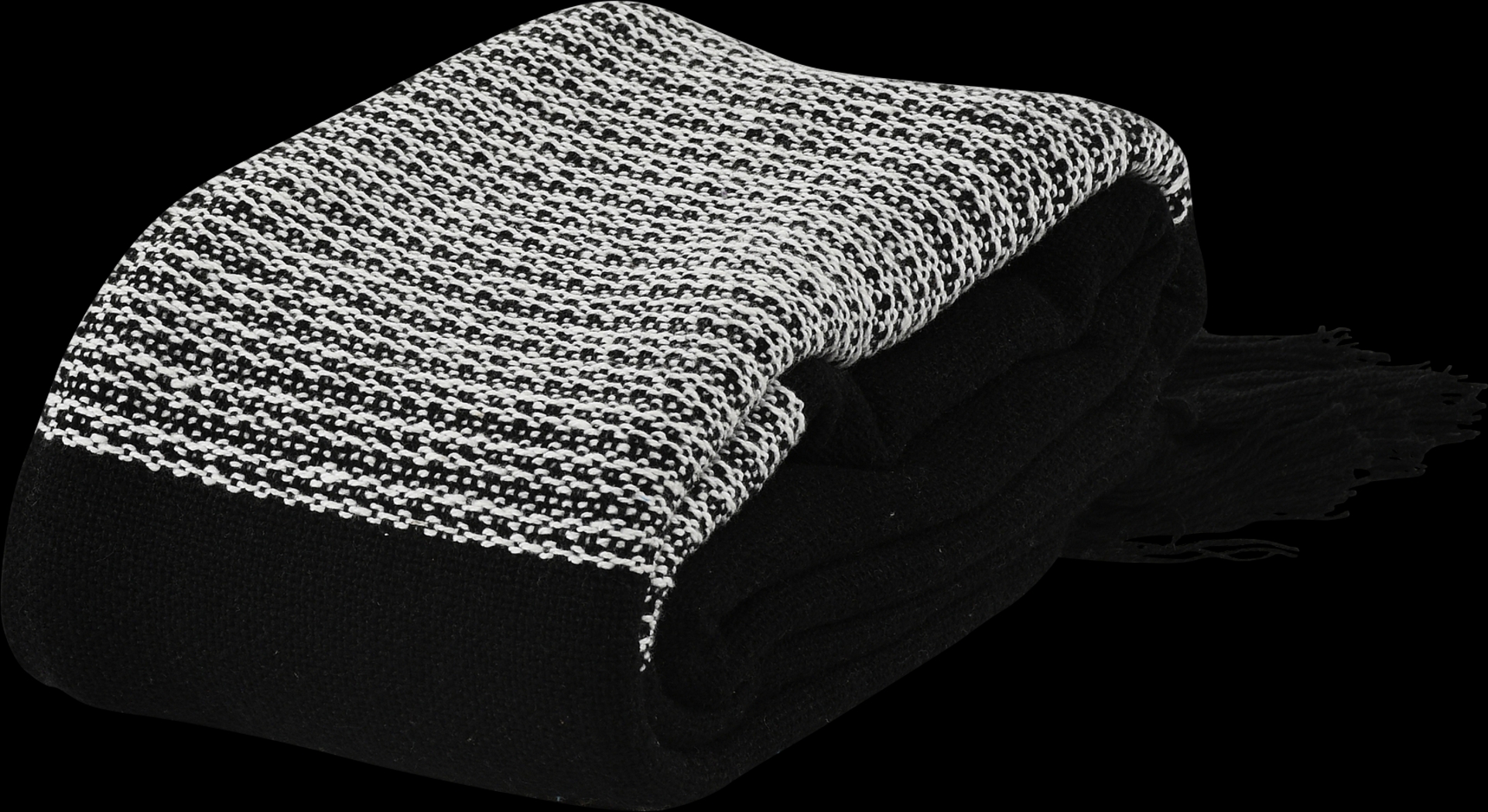 Novajoy Black Throw Blanket - Thumbnail - Image 3