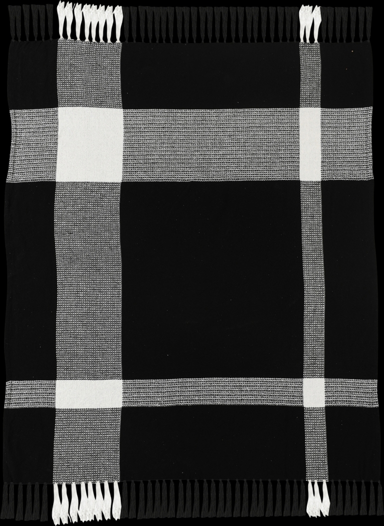 Novajoy Black Throw Blanket - Thumbnail - Image 1