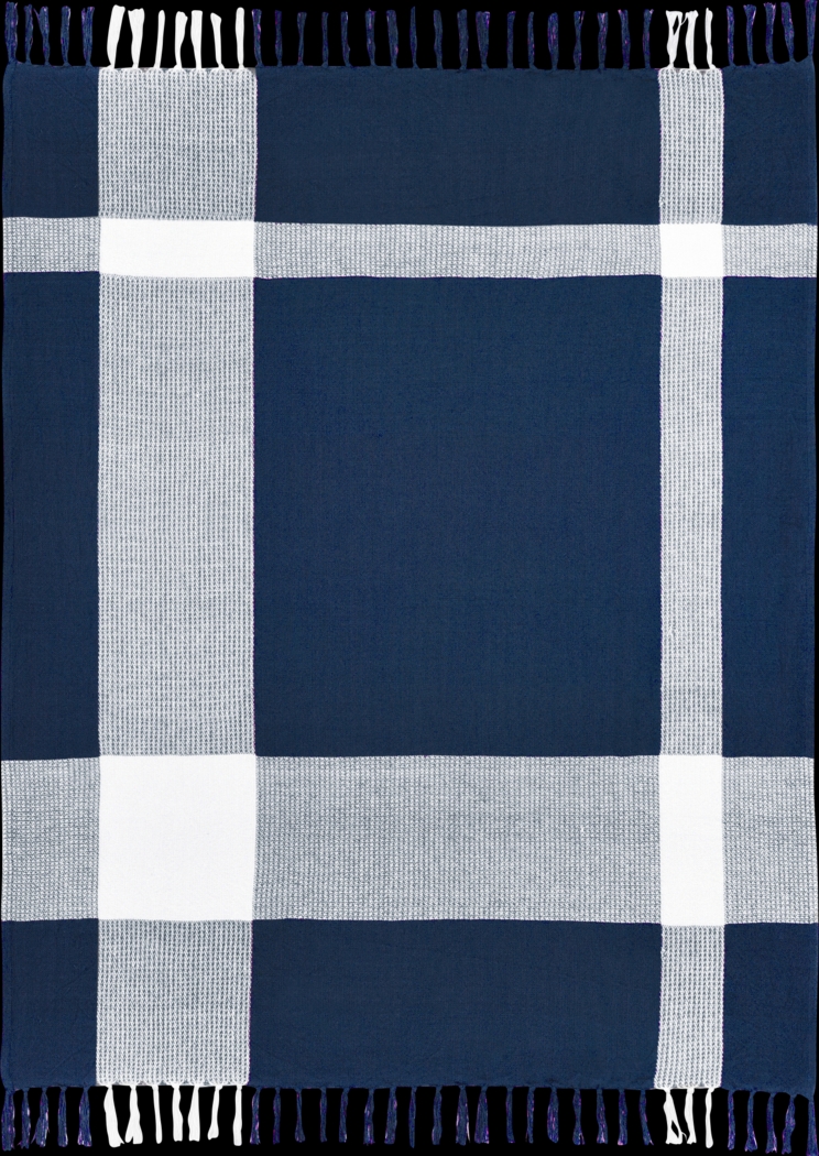 Novajoy Blue Throw Blanket - Thumbnail - Image 1