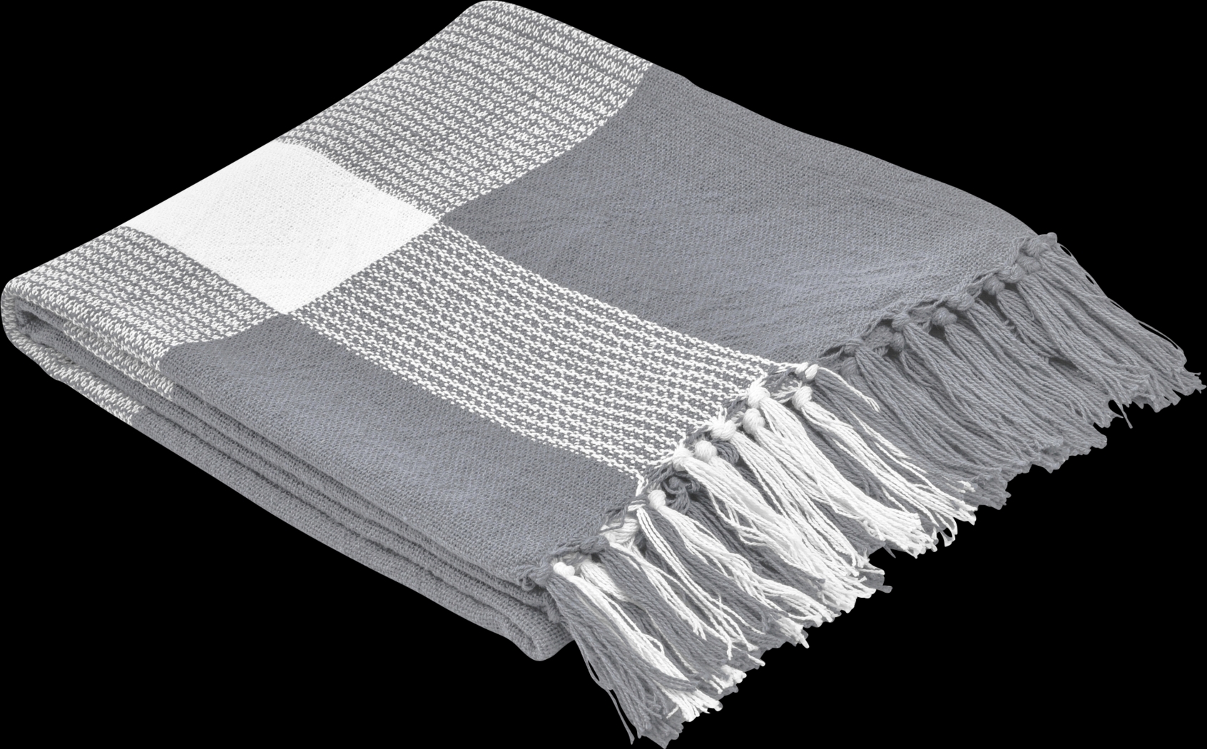 Novajoy Gray Throw Blanket - Thumbnail - Image 2
