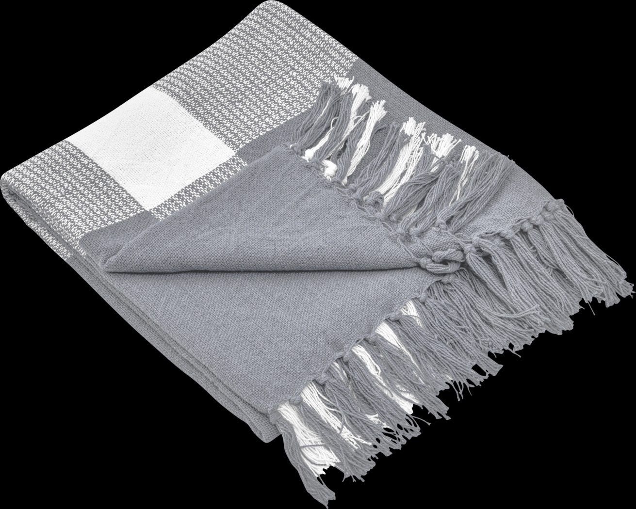 Novajoy Gray Throw Blanket - Thumbnail - Image 3