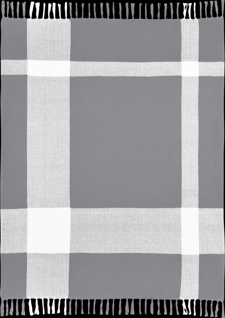 Novajoy Gray Throw Blanket - Thumbnail - Image 1