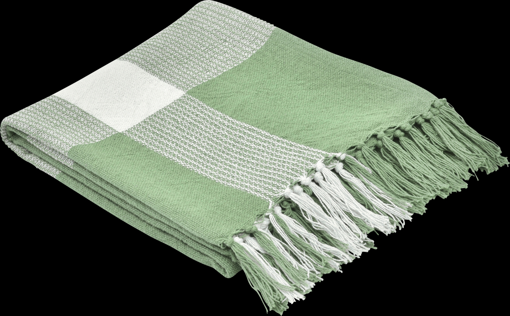 Novajoy Green Throw Blanket - Thumbnail - Image 2