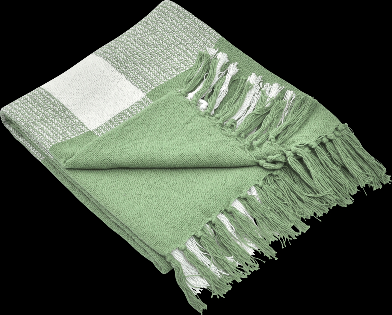 Novajoy Green Throw Blanket - Thumbnail - Image 3