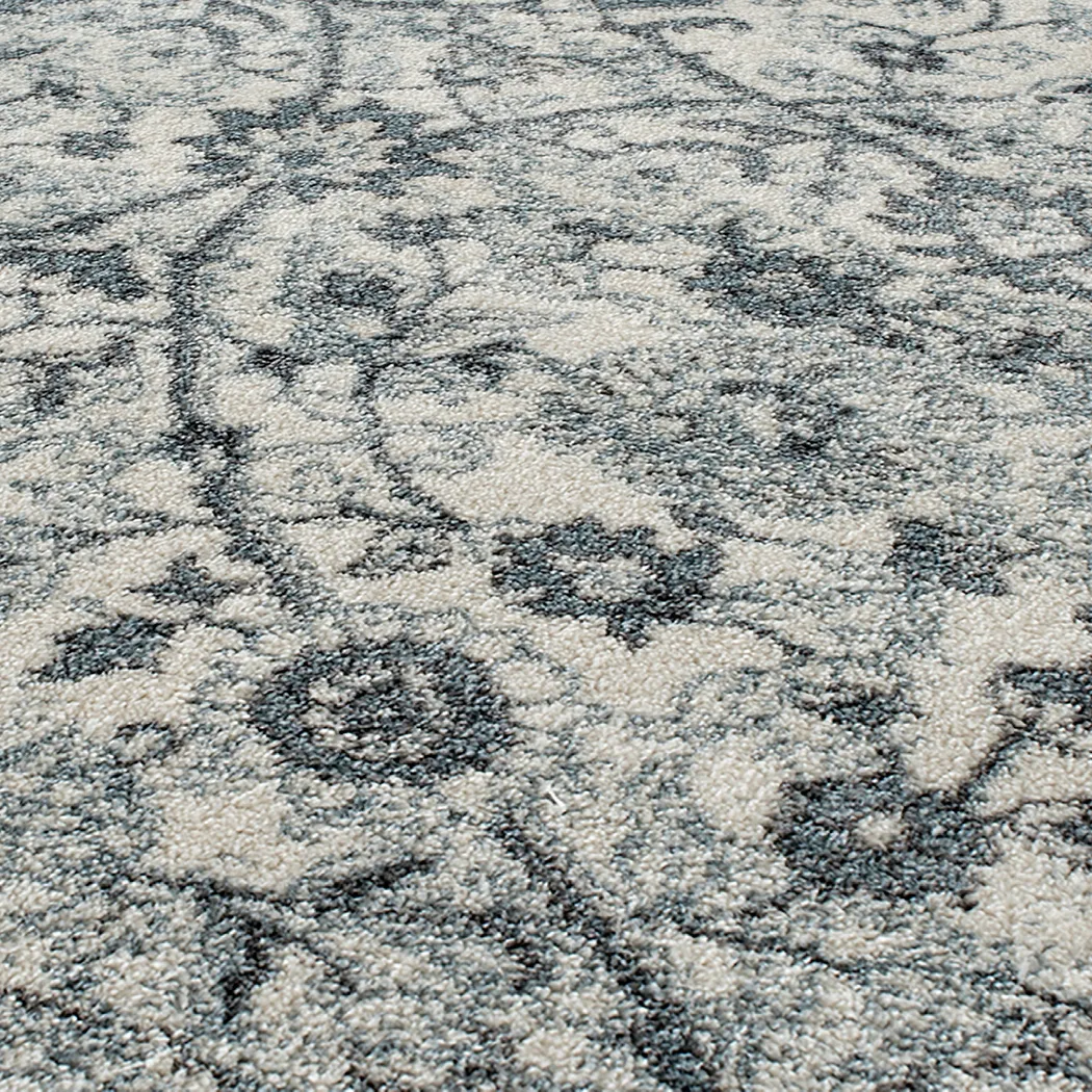 Novaro Light Blue 2'6 x 10'3 Rug - Thumbnail - Image 4