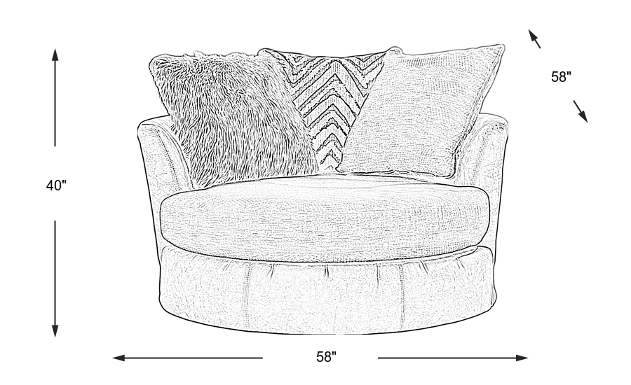 Dimension Image. Please refer to the Dimension Tab on this page for dimension details.
