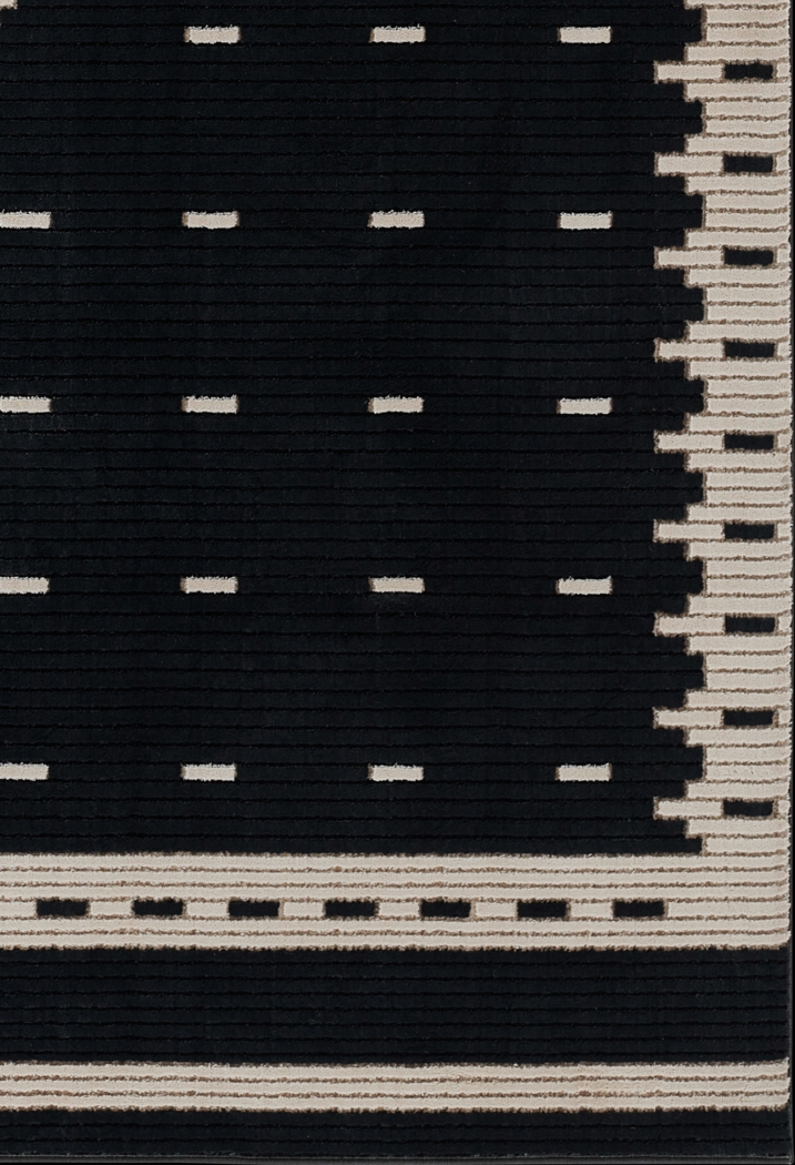 Novo Black 3'11 x 5'7 Rug - Thumbnail - Image 6