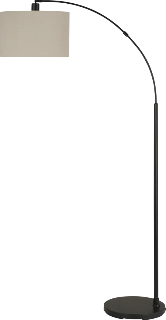 Nowak Edge Black Floor Lamp - Thumbnail - Image 3