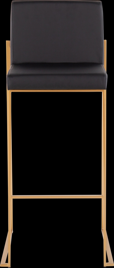 Nowotny Black Gold Barstool Set of 2 - Thumbnail - Image 6