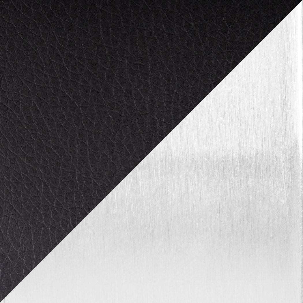 Nowotny Black Silver Barstool Set of 2 - Thumbnail - Image 9