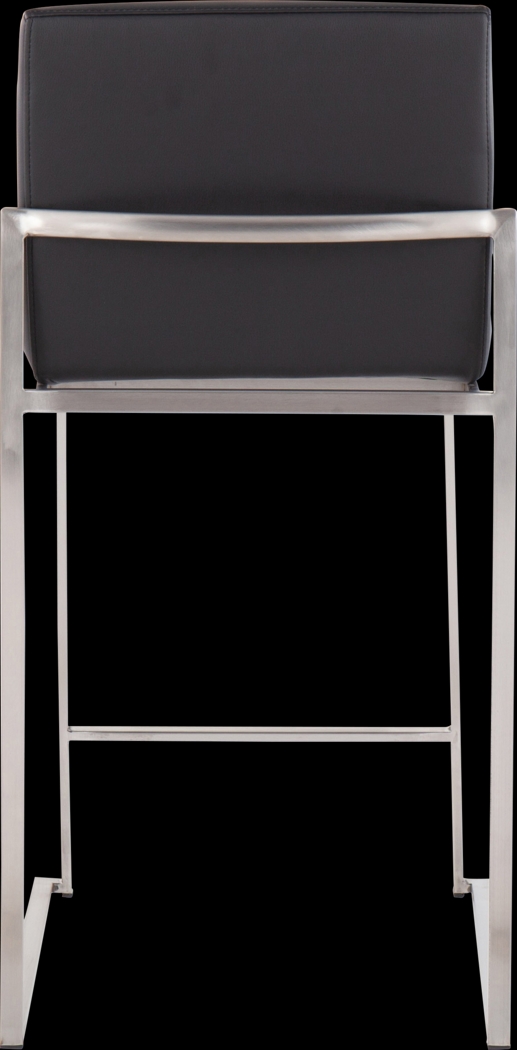 Nowotny Black Silver Counter Height Stool Set of 2 - Thumbnail - Image 5