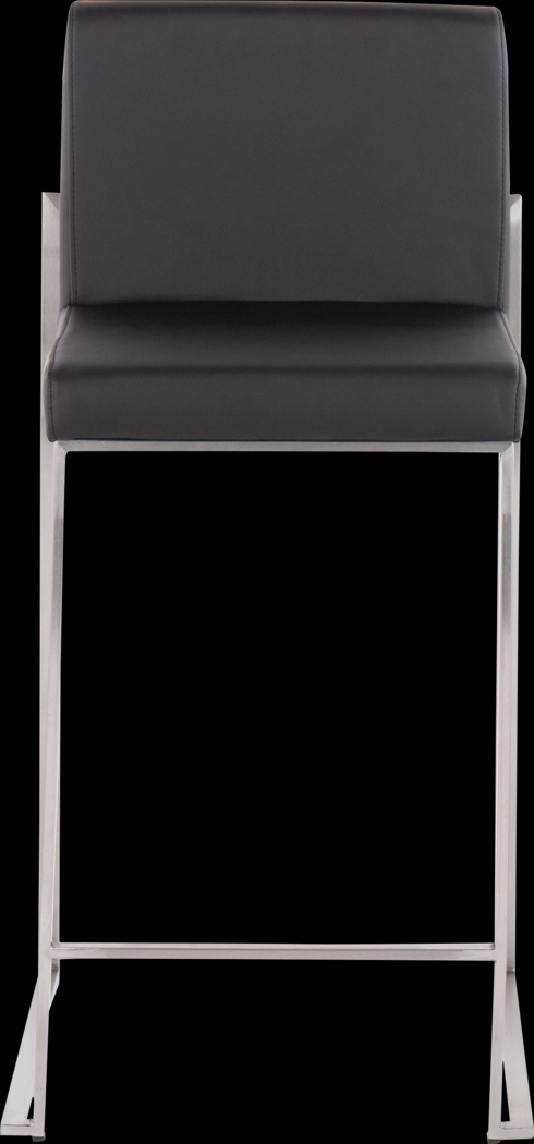 Nowotny Black Silver Counter Height Stool Set of 2 - Thumbnail - Image 6