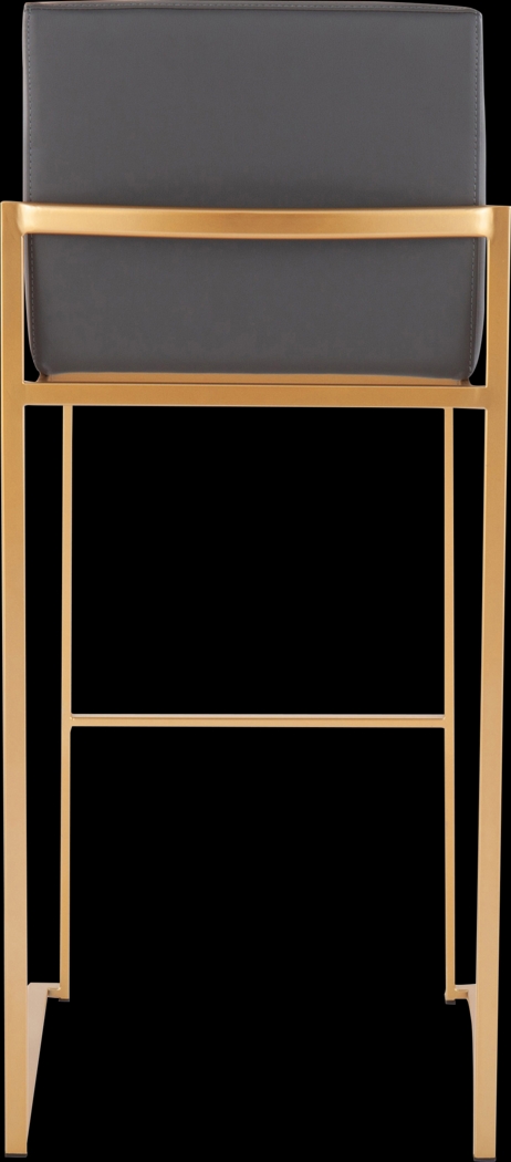 Nowotny Gray Gold Barstool Set of 2 - Thumbnail - Image 5