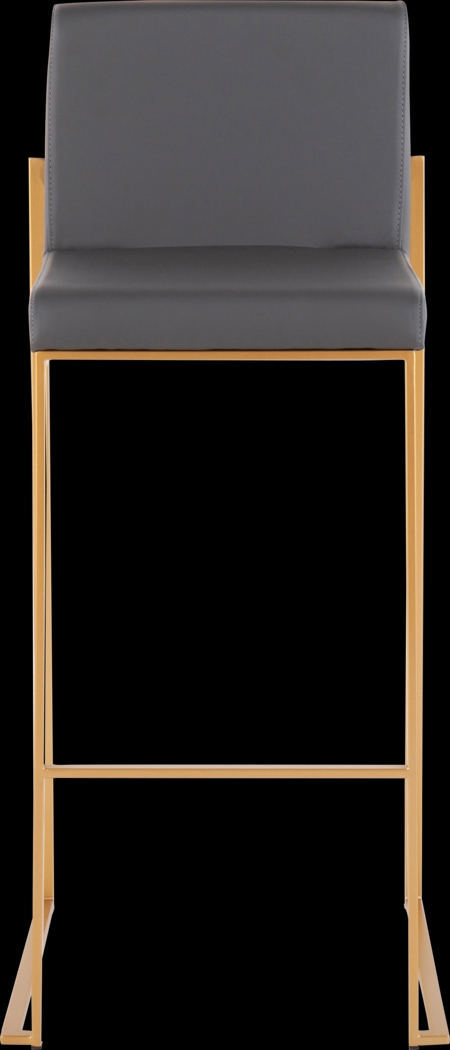 Nowotny Gray Gold Barstool Set of 2 - Thumbnail - Image 6