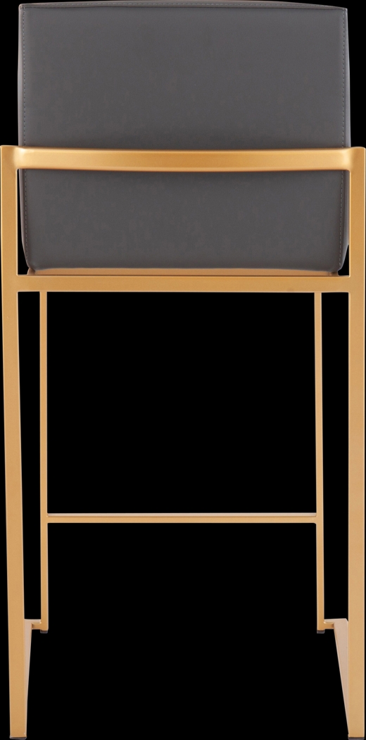 Nowotny Gray Gold Counter Height Stool Set of 2 - Thumbnail - Image 5