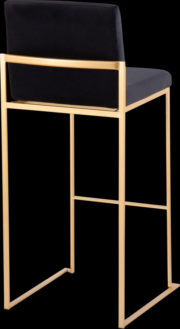 Nowotny II Black Barstool, Set of 3 - Thumbnail - Image 6