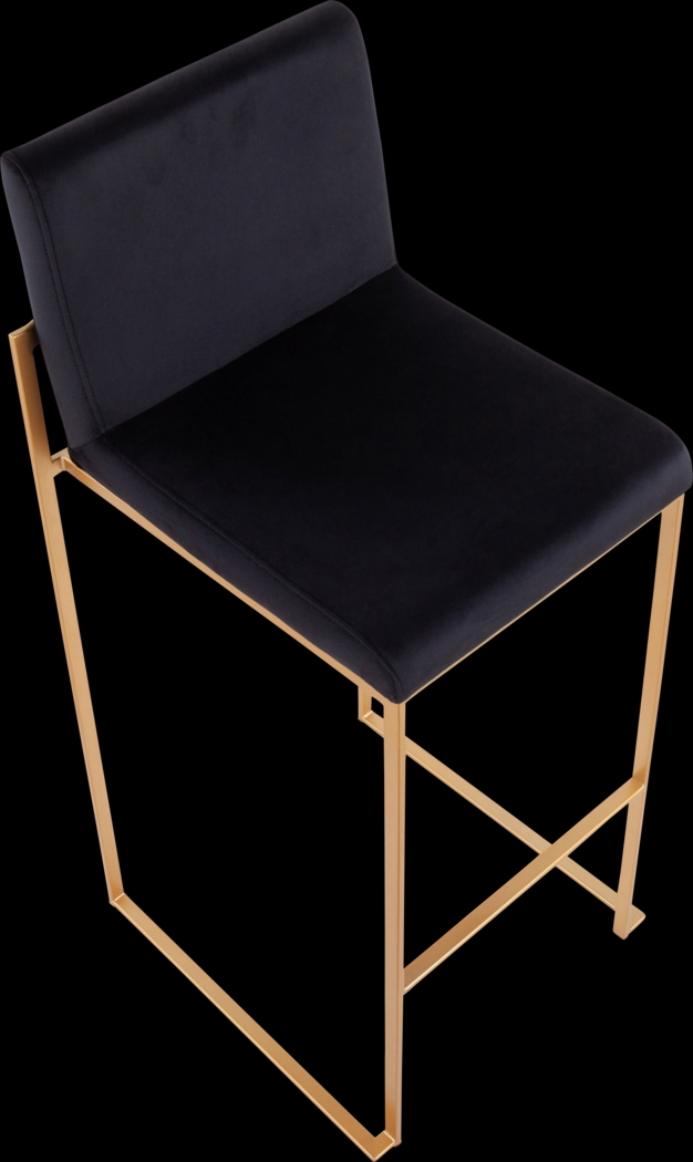 Nowotny II Black Barstool, Set of 3 - Thumbnail - Image 9