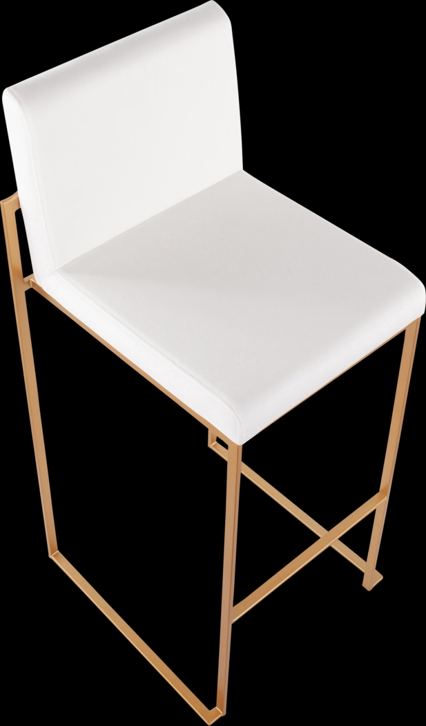 Nowotny II White Barstool, Set of 3 - Thumbnail - Image 9