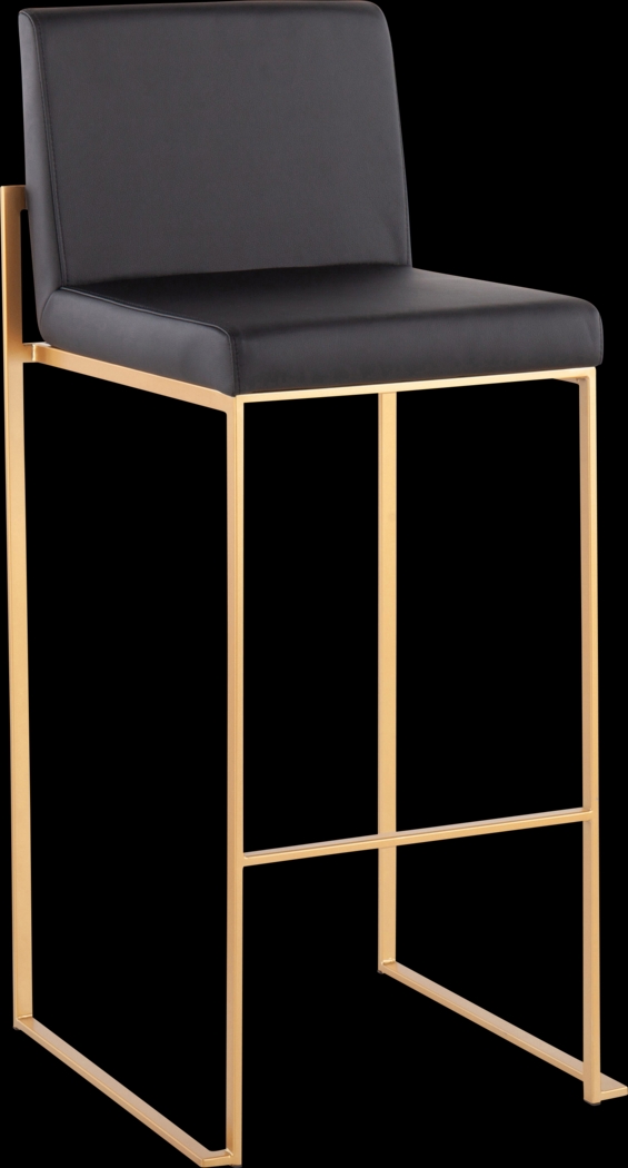 Nowotny III Black Barstool, Set of 3 - Thumbnail - Image 4