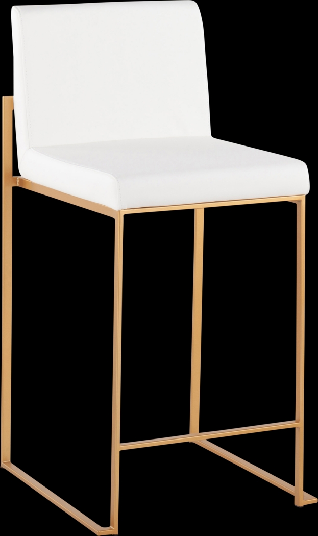 Nowotny III White Counter Height Stool, Set of 3 - Thumbnail - Image 4