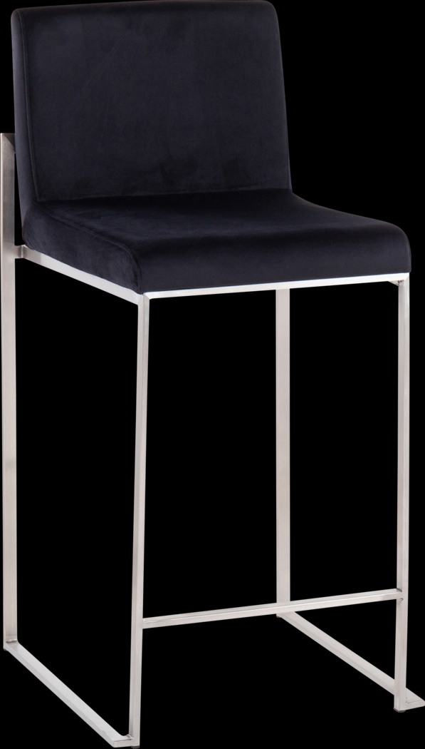 Nowotny IV Black Counter Height Stool, Set of 3 - Thumbnail - Image 4