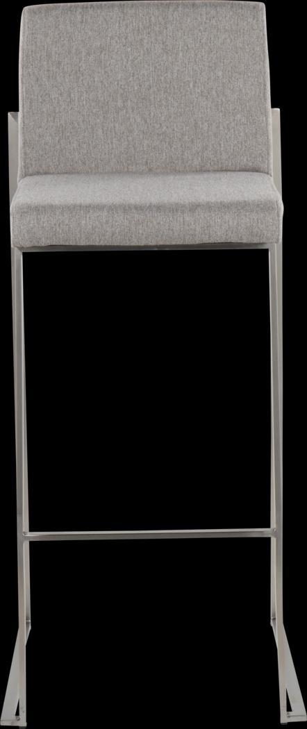 Nowotny IV Gray Barstool, Set of 3 - Thumbnail - Image 9