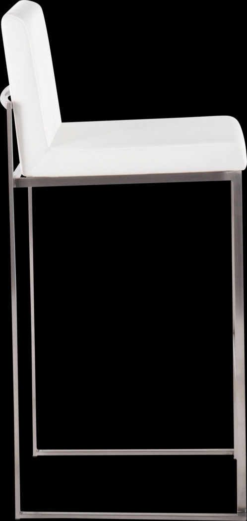 Nowotny IV White Barstool, Set of 3 - Thumbnail - Image 4