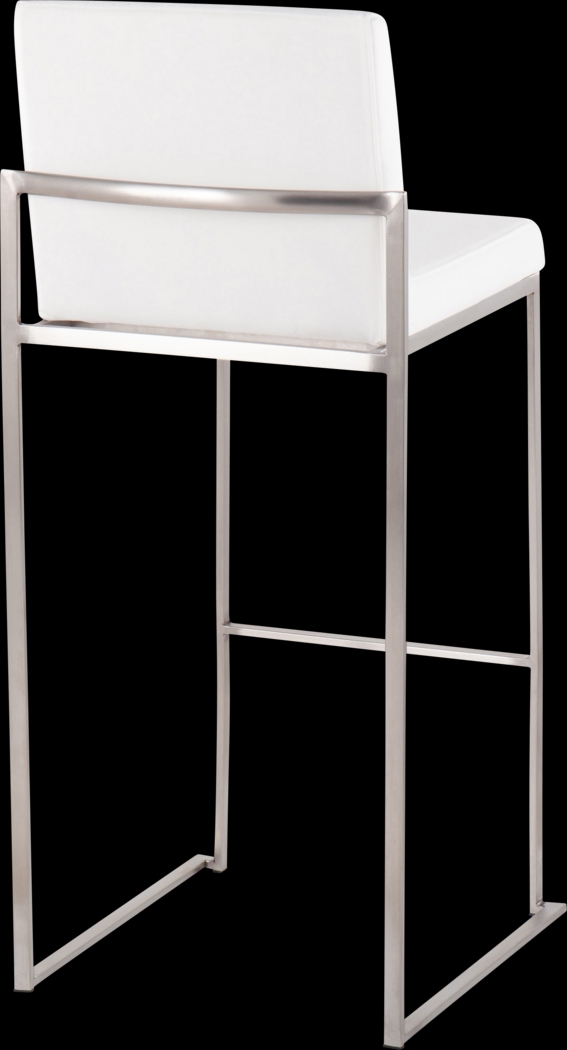 Nowotny IV White Barstool, Set of 3 - Thumbnail - Image 5