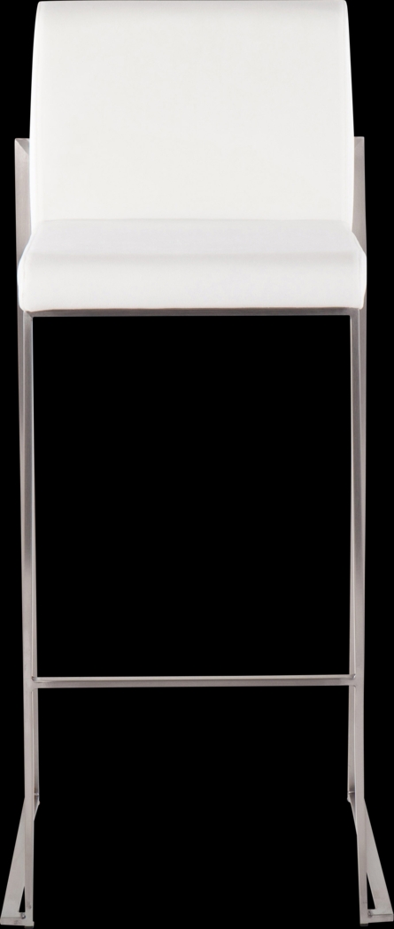 Nowotny IV White Barstool, Set of 3 - Thumbnail - Image 7