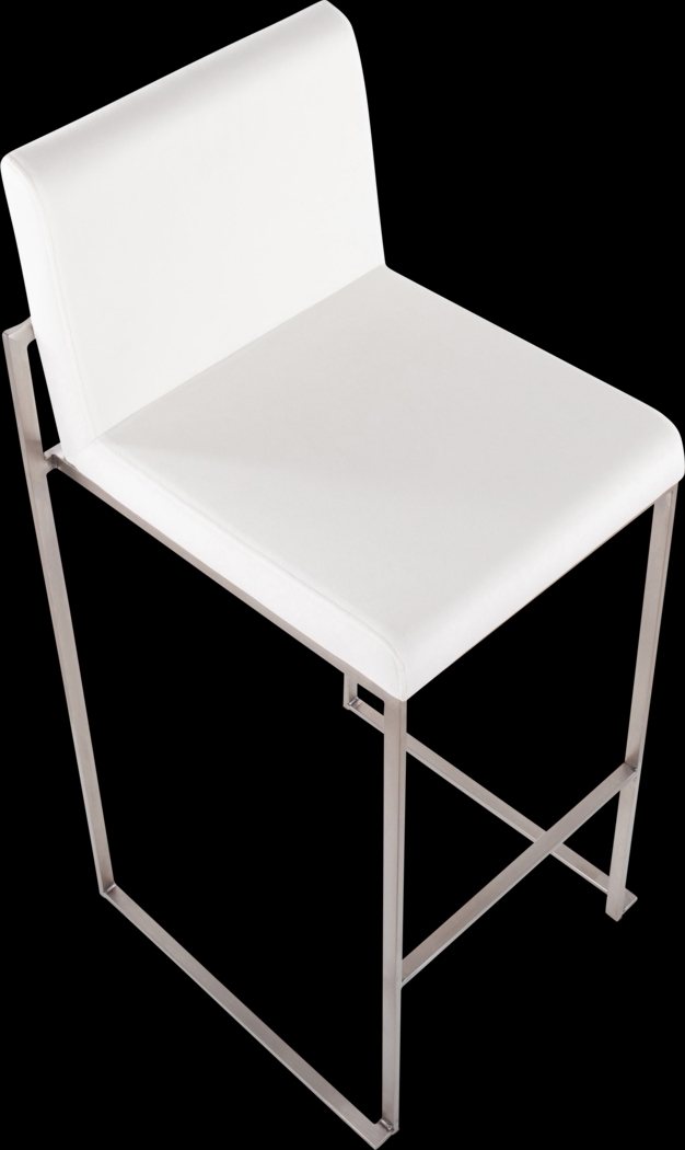 Nowotny IV White Barstool, Set of 3 - Thumbnail - Image 8