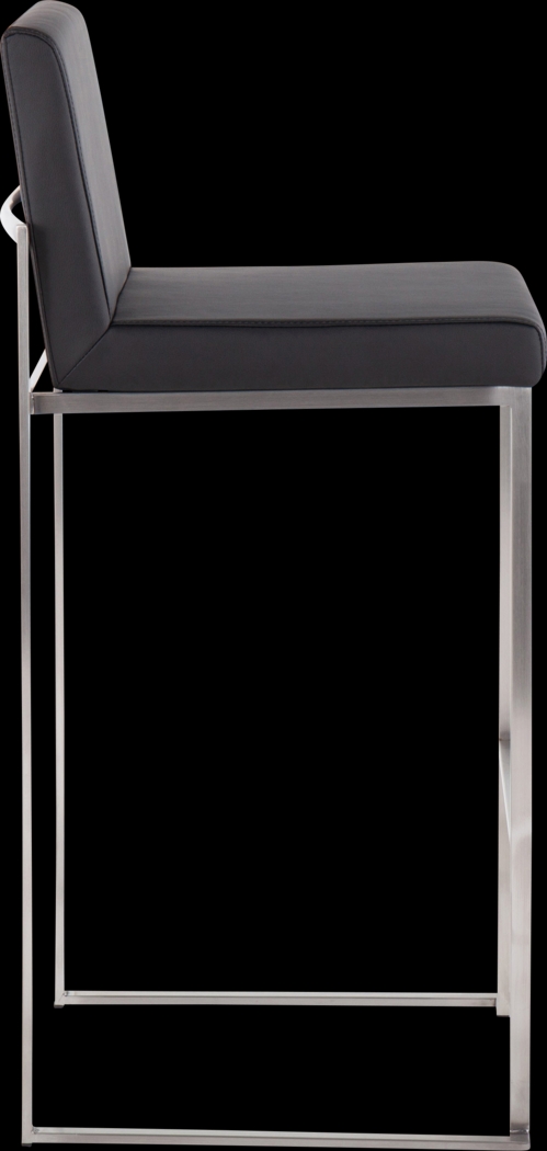 Nowotny V Black Barstool, Set of 3 - Thumbnail - Image 4