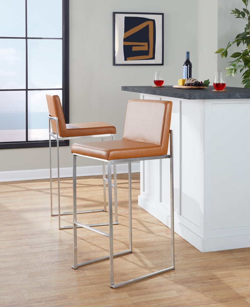 Nowotny V Camel Barstool, Set of 2 - Thumbnail - Image 3