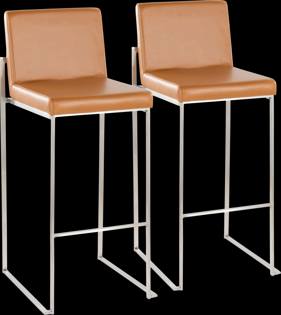 Nowotny V Camel Barstool, Set of 2 - Thumbnail - Image 1