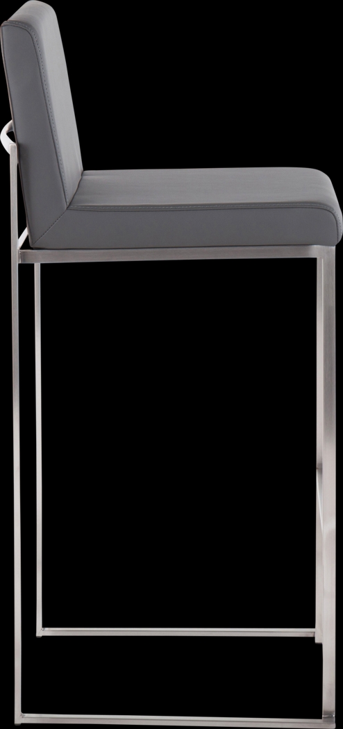 Nowotny V Gray Barstool, Set of 3 - Thumbnail - Image 6