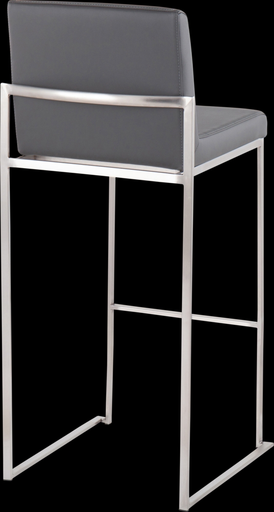 Nowotny V Gray Barstool, Set of 3 - Thumbnail - Image 7