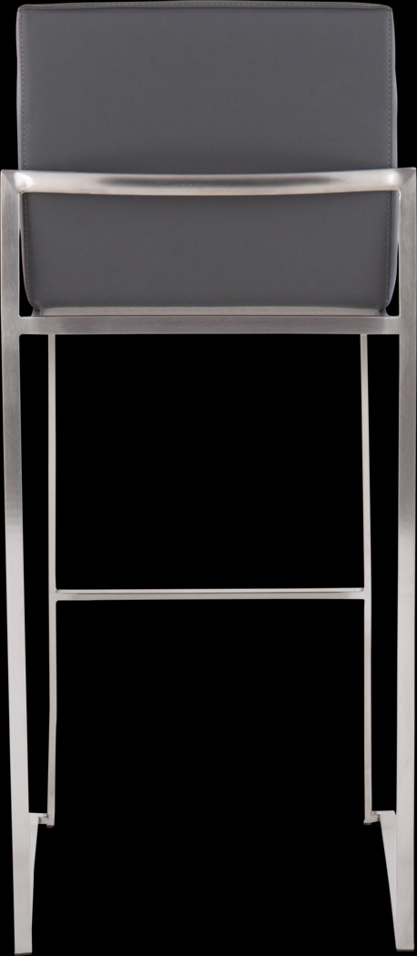 Nowotny V Gray Barstool, Set of 3 - Thumbnail - Image 8