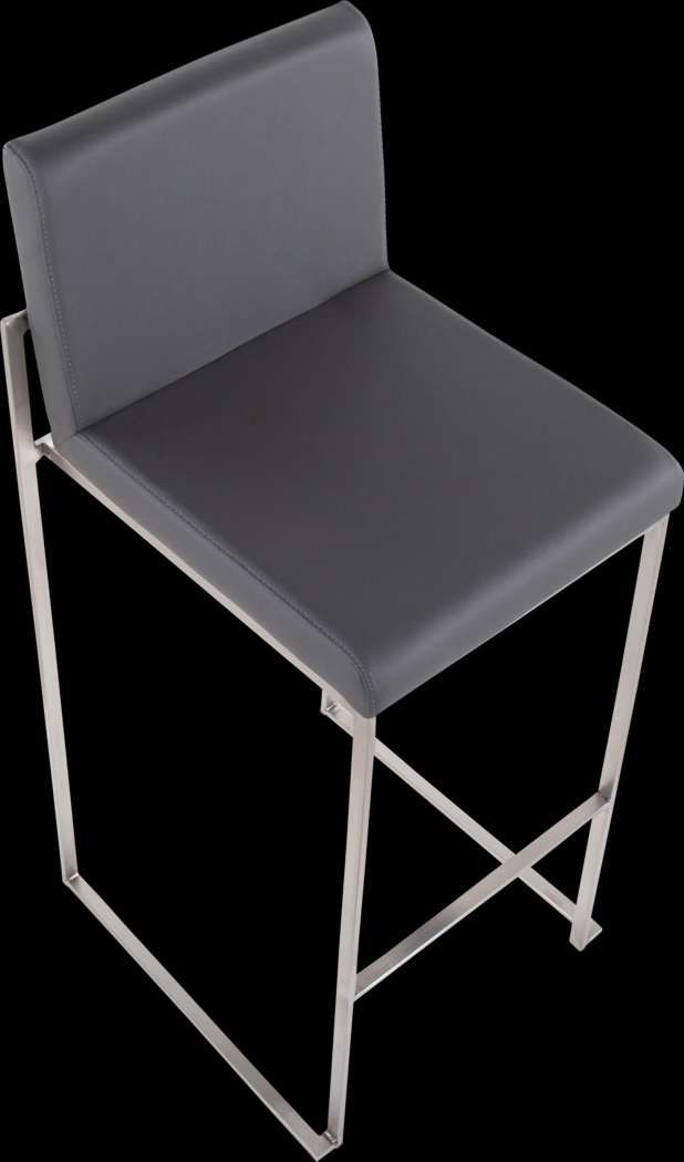 Nowotny V Gray Barstool, Set of 3 - Thumbnail - Image 10