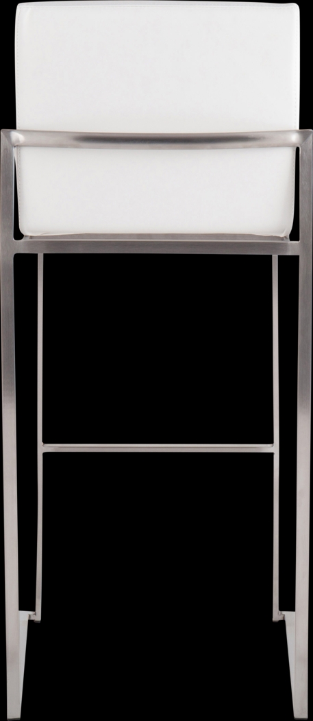 Nowotny V White Barstool, Set of 3 - Thumbnail - Image 8