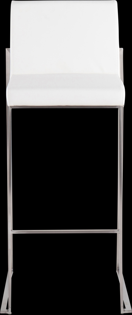 Nowotny V White Barstool, Set of 3 - Thumbnail - Image 9