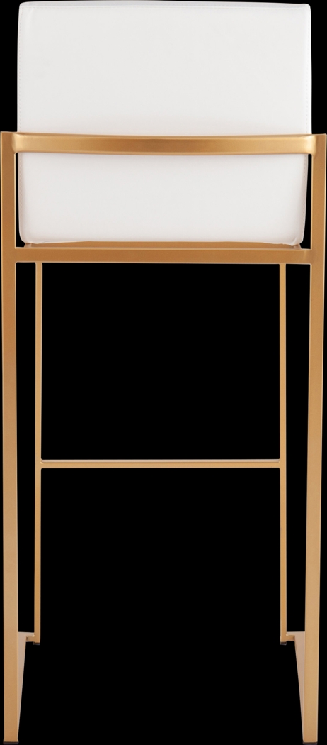 Nowotny White Gold Barstool Set of 2 - Thumbnail - Image 5