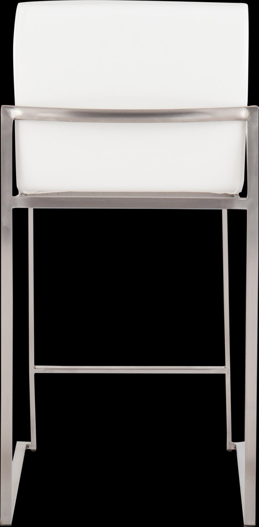 Nowotny White Silver Counter Height Stool Set of 2 - Thumbnail - Image 5