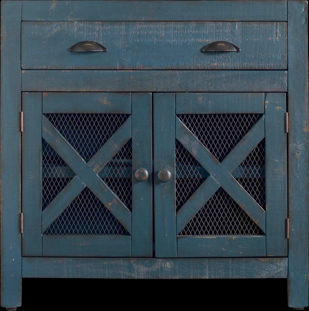 Noxubee Blue Accent Cabinet - Thumbnail - Image 2
