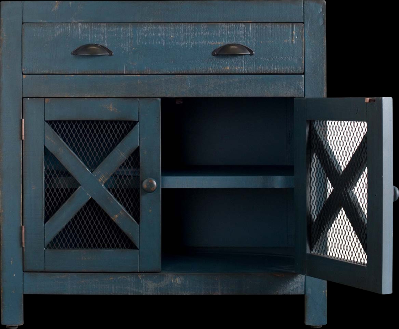 Noxubee Blue Accent Cabinet - Thumbnail - Image 3