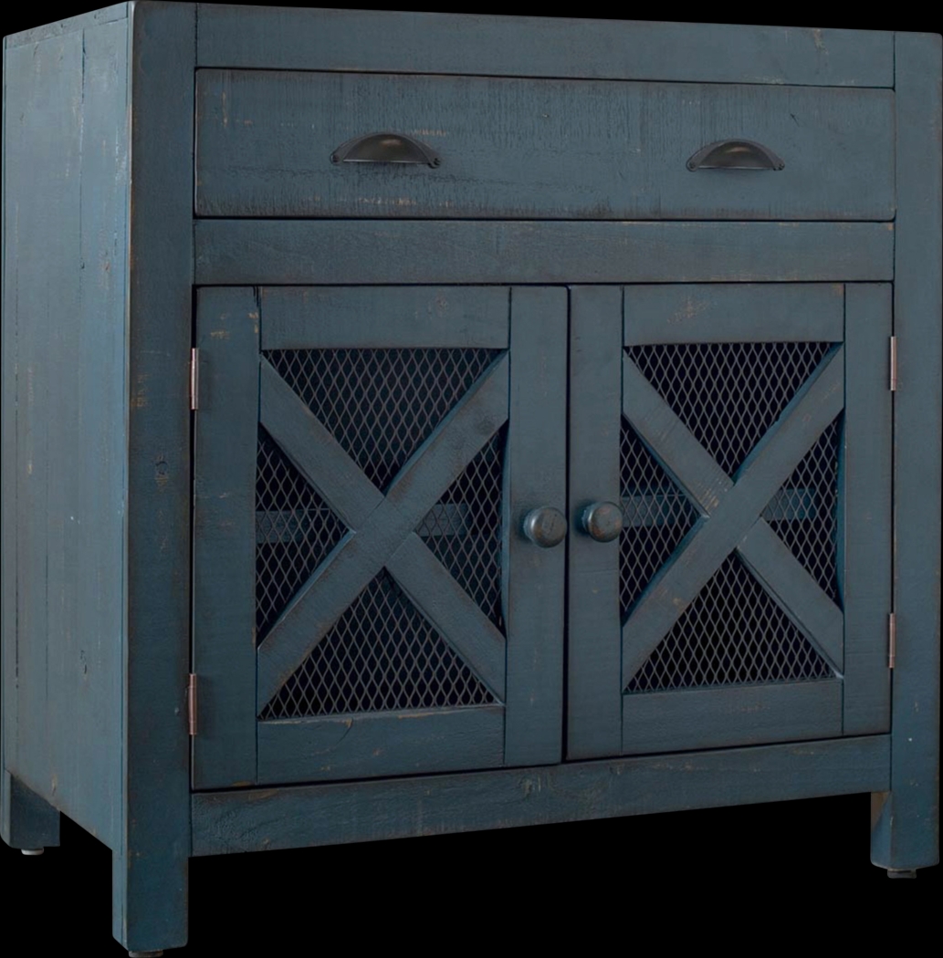 Noxubee Blue Accent Cabinet - Thumbnail - Image 1