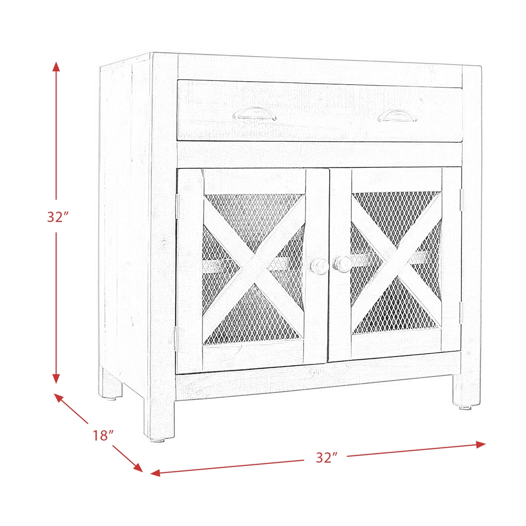 Noxubee Red Accent Cabinet - Thumbnail - Image 8