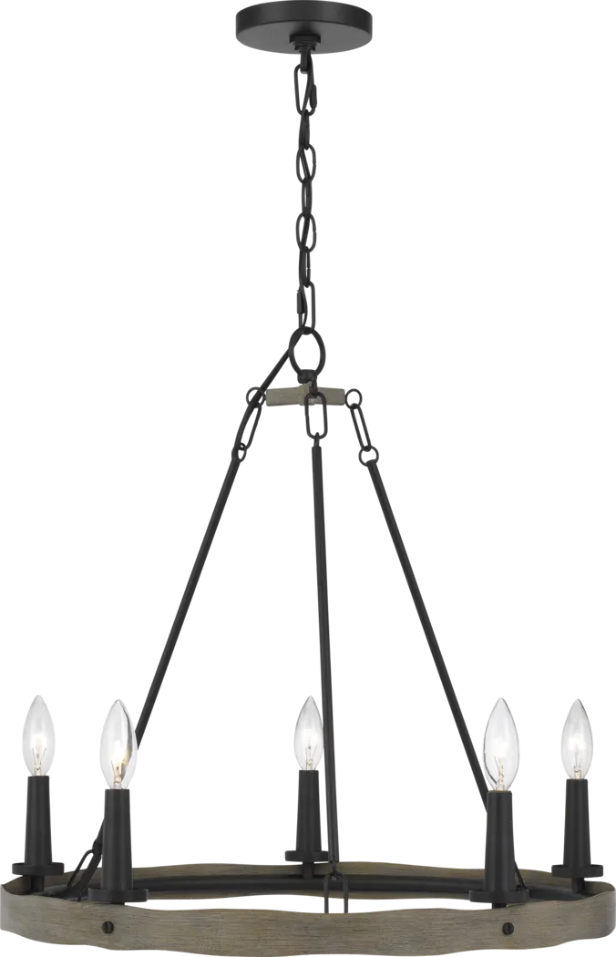 Nozelle Summit Black Chandelier - Thumbnail - Image 4