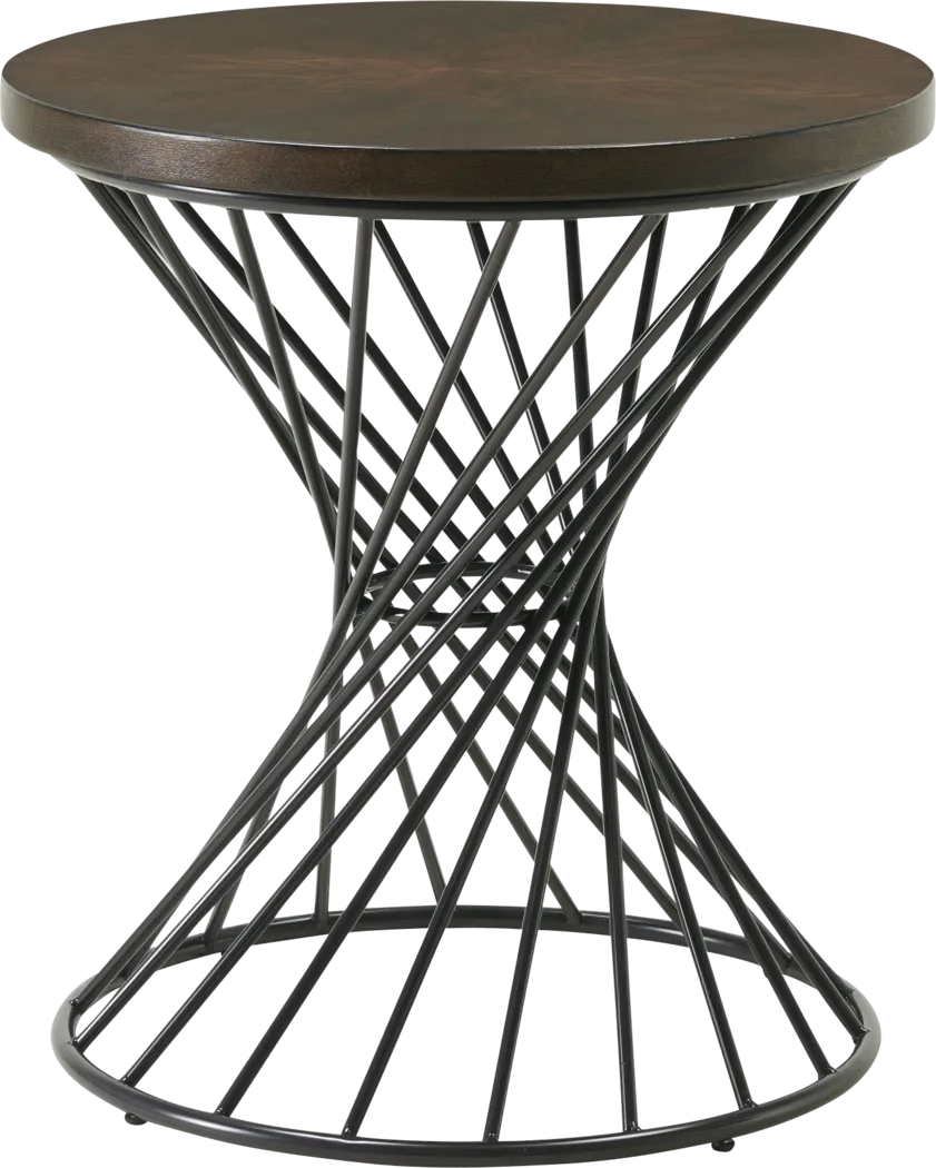Nuabu Brown End Table - Thumbnail - Image 1