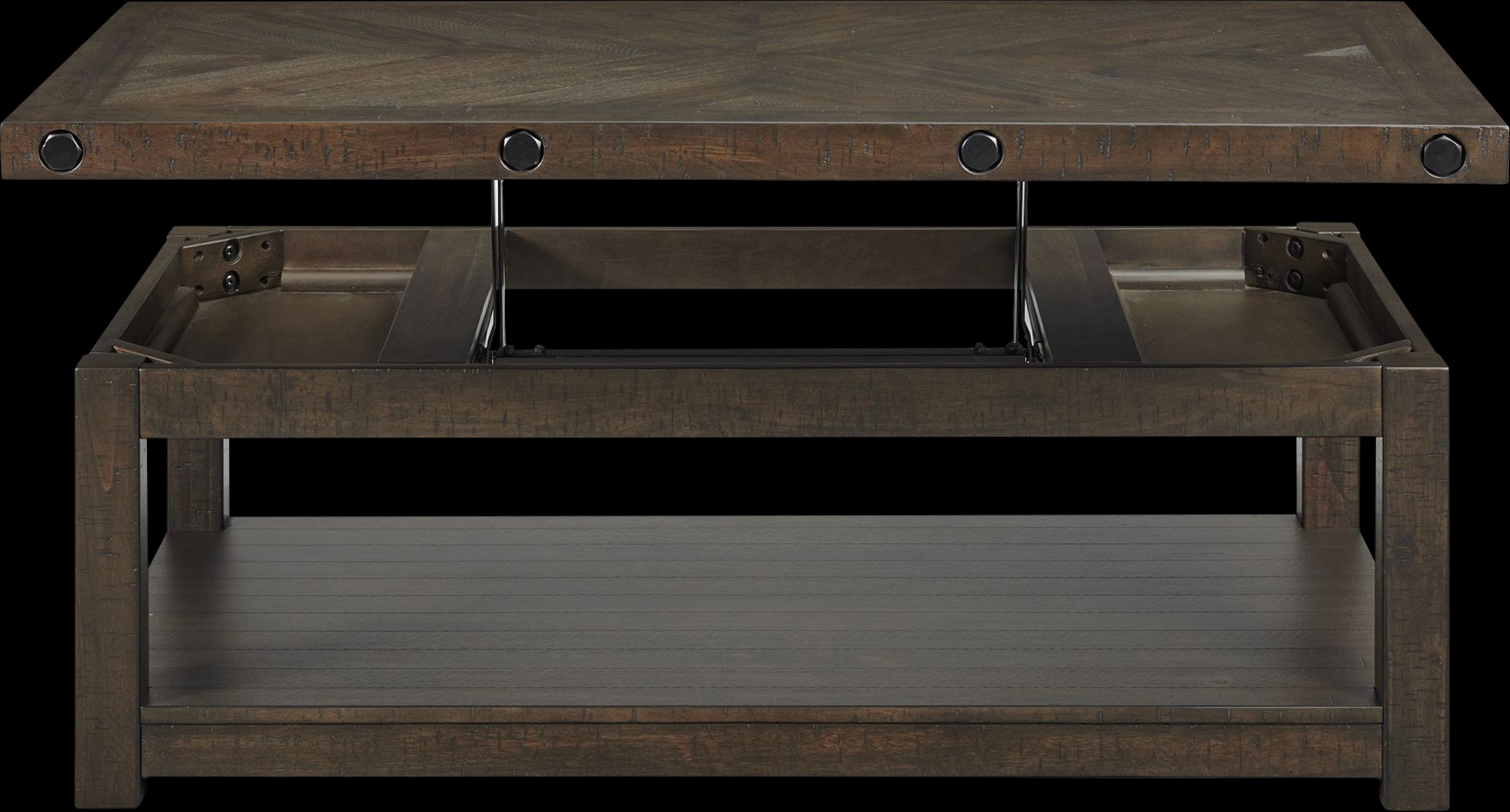 Nubiaa Charcoal Lift-Top Cocktail Table - Thumbnail - Image 11